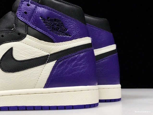 MaikeSneakers Air 1 Purple Jordan Court 555088-501 0807